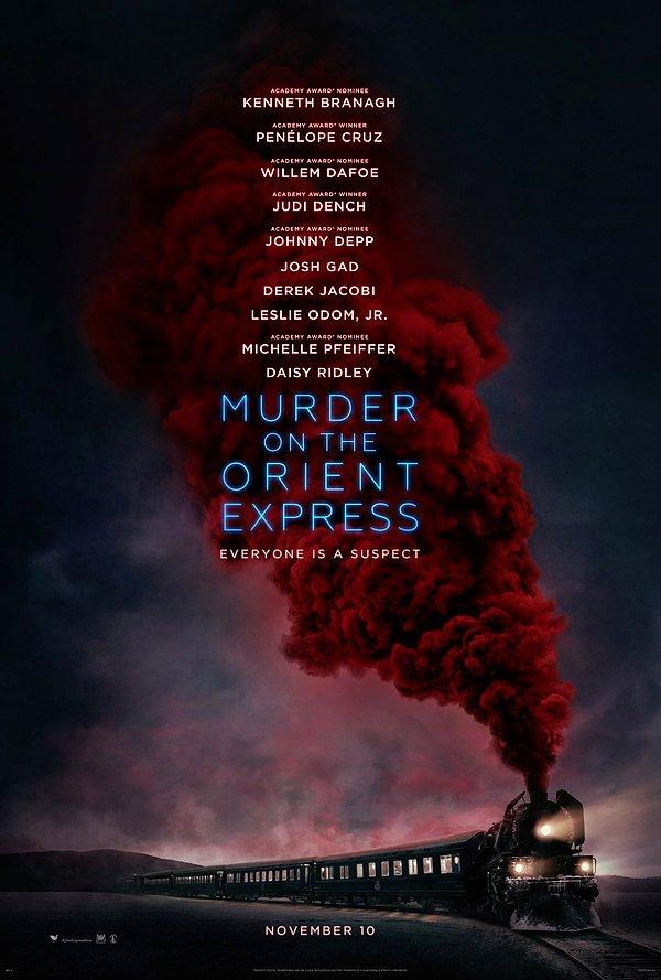 10. Murder On the Orient Express - IMDb: 6.5