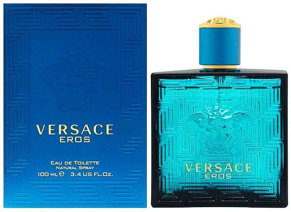 15. Versace Eros: Güçlü, tutkulu ve kendisinin efendisi olan erkeklerin parfümü