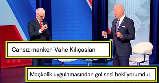 Amerika Başkanı Biden'ın Katıldığı Televizyon Programında Donup Kaldığı Anlar Goygoycuların Diline Düştü
