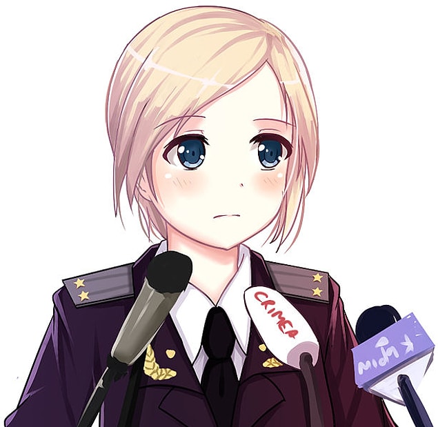 Yine aynı dönem Asyalı hayranlarının kendisini animasyon karakterlere benzetmesiyle beraber Poklonskaya'nın kendi çizgi karakterleri bile yaratıldı...