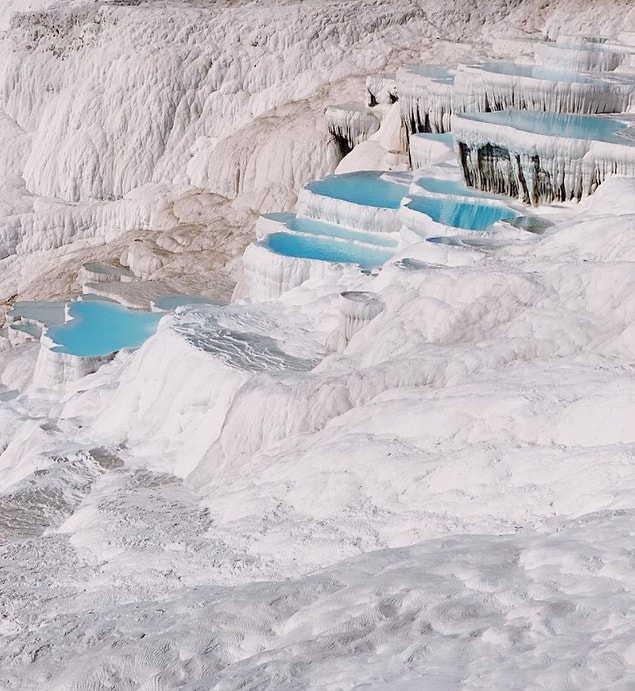 13. Kış tatilleri için farklı bir rota Pamukkale…