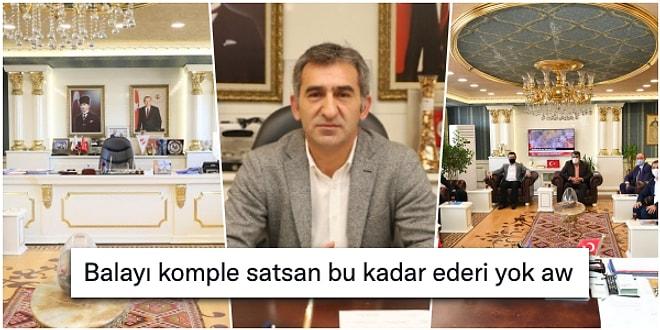 Bala'nın Ak Partili Belediye Başkanı Ahmet Buran'ın Altın Varaklı Makam Odası Tartışma Yarattı!
