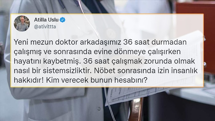 36 Saatlik Uykusuz Nöbet Sonrası Direksiyon Başına Geçen Asistan Hekim Kazada Yaşamını Yitirdi