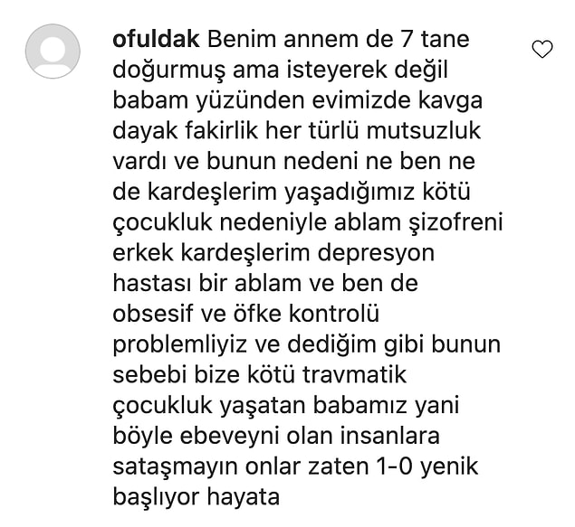 Benzer durumlara sahip olanlar da düşüncelerini paylaştı.