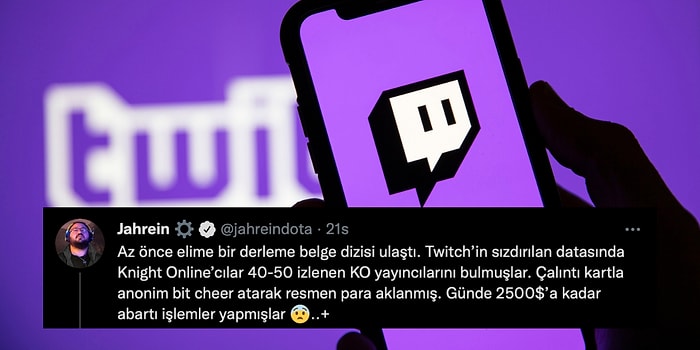 Twitch'te Sular Durulmuyor: Jahrein'in Aktardığı Bilgilere Göre Twitch'te Ciddi Anlamda Kara Para Aklanılıyor!