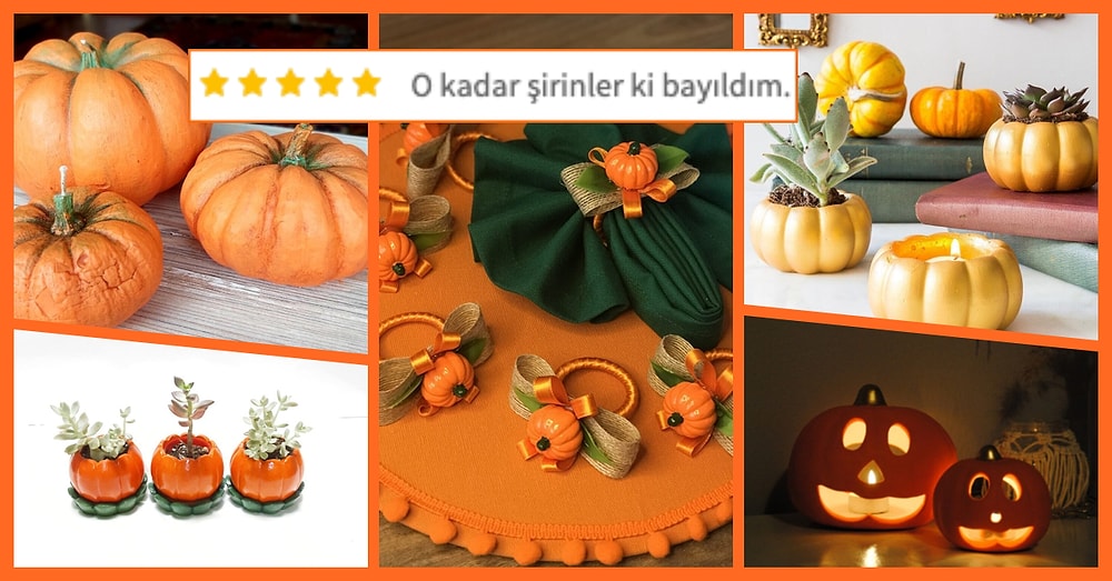 Şimdi Tam Zamanı! Bal Kabağı Konseptli 12 Dekoratif Ürün