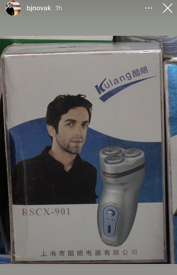 Ve Çin'de satılan başka bir tıraş makinası: