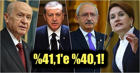 ORC Araştırma'nın Yaptığı Son Seçim Anketine Göre Millet ve Cumhur İttifakı'nın Oyları Birbirine Çok Yakın!