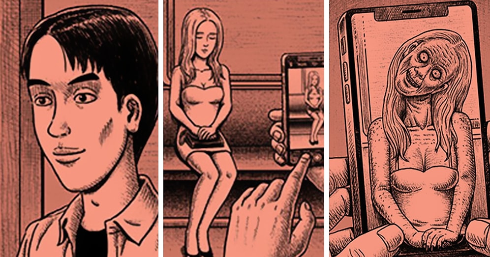 20 комиксов в стиле ужасов, которые удивят вас своей концовкой