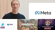 Facebook'un Adını Meta Olarak Değiştirmesinin Ardından Rekora Koşan Metaverse Token'ları İnceliyoruz