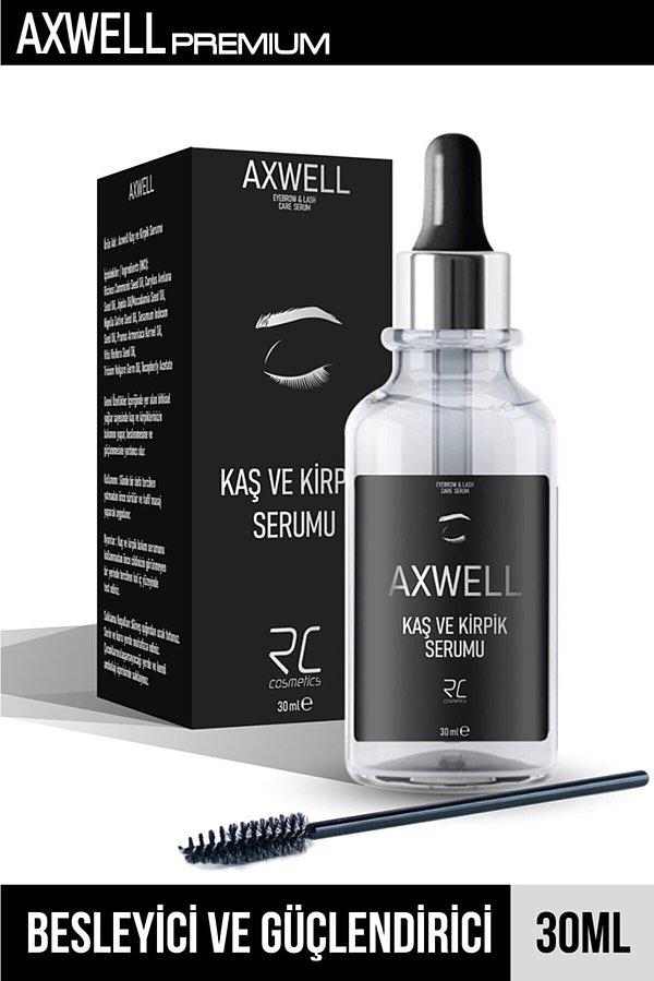 9. Axwell kaş kirpik bakım serumu, tamamen doğal ve uygun fiyatlı bir seçenek...
