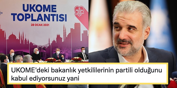 AKP İstanbul İl Başkanı UKOME'deki Bakanlık Temsilcilerini "AK Parti Grubu" Olarak Adlandırınca Tepki Çekti