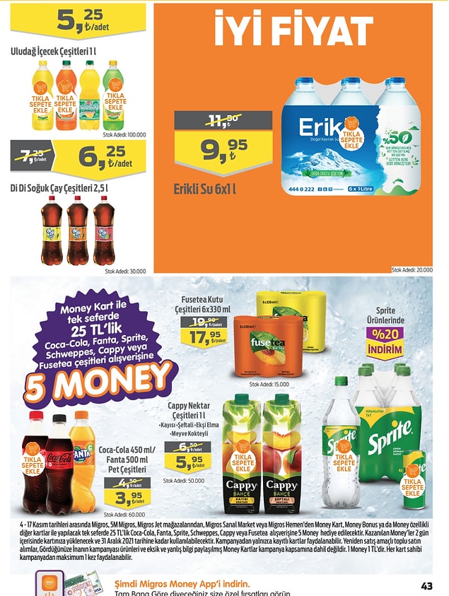 32. Sprite ürünleri %20 indirimli.