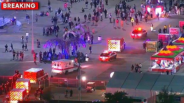 Houston Emniyet Müdürü Troy Finner, festivalde yüzlerce polisin görevli olduğunu ve hızla olaya müdahale ettiklerini söyledi.