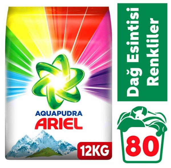 7. Toz deterjan kullanmayı tercih edenlere Ariel renklilere özel dev ekonomik paket!