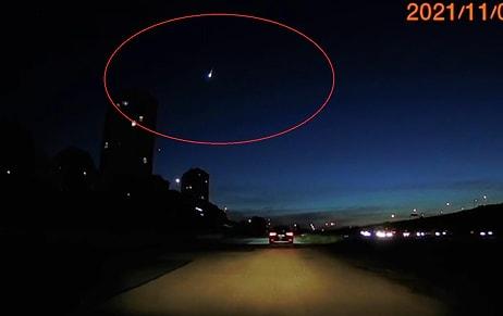 Meteor mu? Ankara ve Çevre İllerde Görülen 'Işık Hüzmesi' Heyecan Yarattı