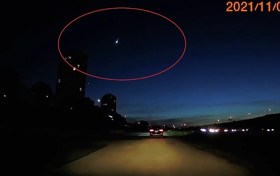 Meteor mu? Ankara ve Çevre İllerde Görülen 'Işık Hüzmesi' Heyecan Yarattı