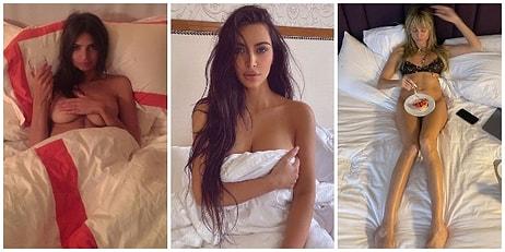 Yeni Seksi Poz Trendi: Yatak Selfie'leri Bu Soğuk Günlerde Ortalığın Alev Almasına Sebep Oluyor