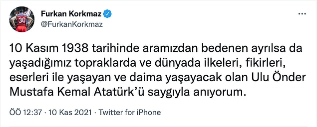 25. Furkan Korkmaz