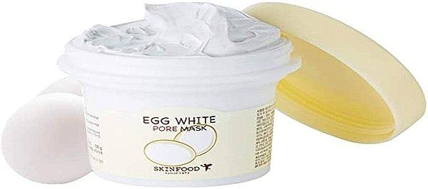 1. Maskelerin efendisi Skinfood Egg White Pore gözenek maskesi
