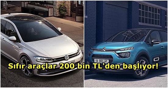 200 Bin TL Altı 9 Model Kaldı! Kasım Ayında Satılan En Ucuz Sıfır Otomobiller