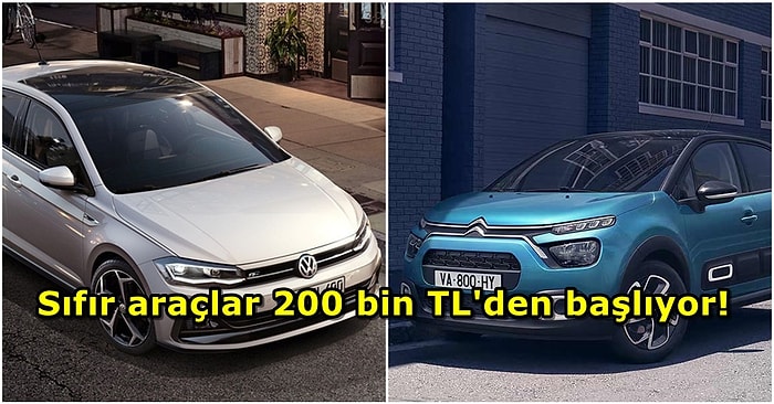 200 Bin TL Altı 9 Model Kaldı! Kasım Ayında Satılan En Ucuz Sıfır Otomobiller