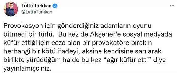 Görüntülerin gündem olmasının ardından bir açıklama yapan Türkkan ise provokatör olduğunu söylediği kişiye küfür etmediğini savunmuştu.