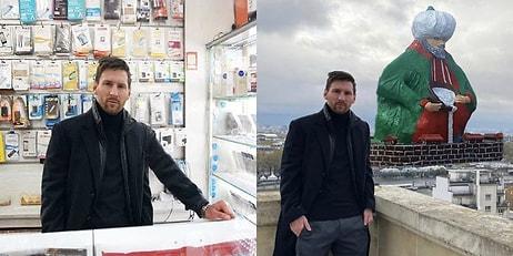 Eyfel Kulesi Önündeki Pozuyla Shopçuların Eline Düşen Messi'ye Yapılmış 15 Güldüren Monte