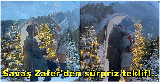 Perihan Savaş'ın Oğlu Savaş Zafer'den Sevgilisi Melis Ketenci'ye Sürpriz Teklif!