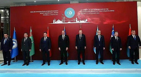 15. Cumhurbaşkanı Erdoğan, Türk Konseyi 8. Zirvesi'nde konuştu. Erdoğan, eski Başbakan Binali Yıldırım'ı Aksakallar Konseyi'ne Türkiye'nin Aksakalı olarak atadıkları açıkladı.