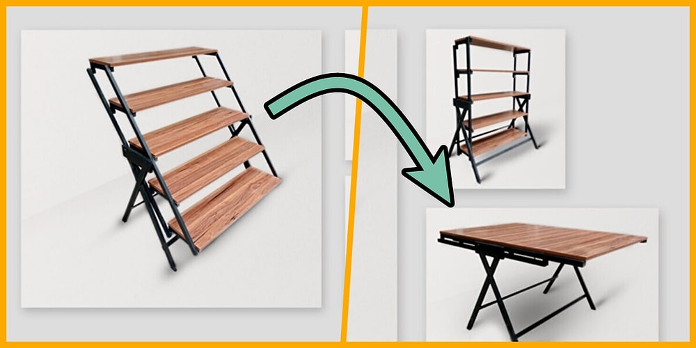 Kullanılmadığında Yer Kaplamayıp Misafir Geldiğinde Açabileceğiniz Portatif Masalar