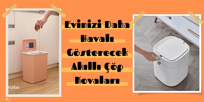 Evinizi Daha Konforlu Hale Getirebilmenizi Sağlayacak Akıllı Çöp Kovaları