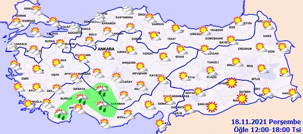 meteorolojiden kuvvetli yagis uyarisi 18 kasim havalar nasil olacak