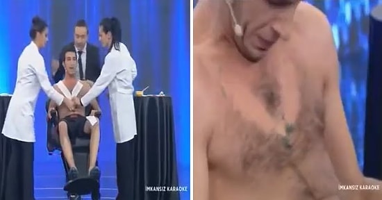 Zamanında Neler İzlemişiz: Ağda Yapılıp, Üzerinde Tarantula ve Yılan Gezerken Karaoke Yapmaya Çalışan Adam