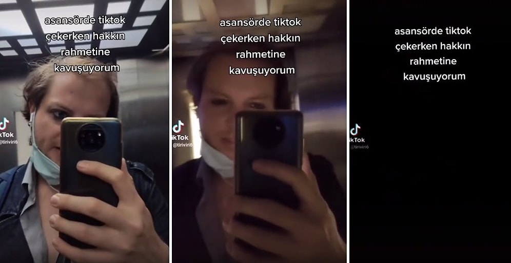 TikTok Videosu Çektiği Sırada İçinde Bulunduğu Asansör Düşen Adamın Allah'ına Kavuştuğu Anlar