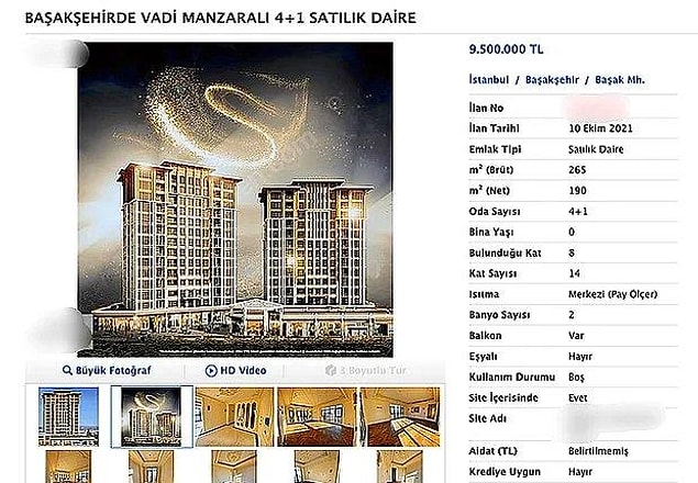 Ayrıca yalnızca ucuz konutların değil aynı zamanda lüks konutların da fiyatları yükseliyor!