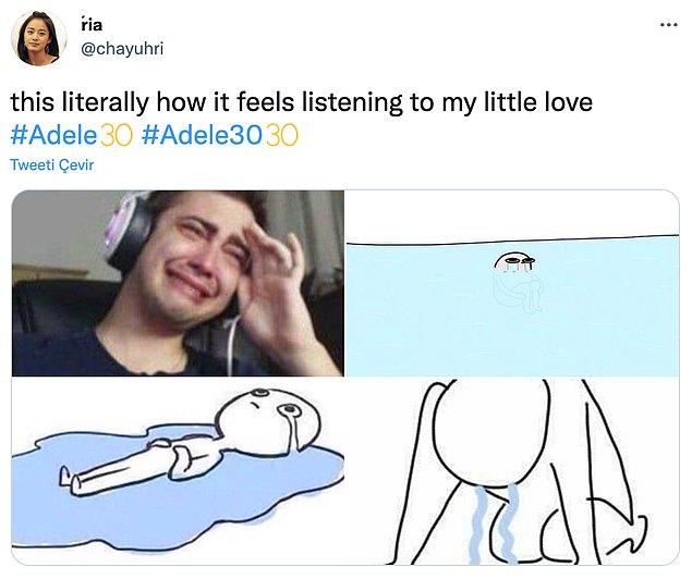 "My Little Love'ı dinlemek gerçekten böyle hissettiriyor."