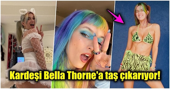 Kendine Özgü Renkli Tarzı ve İddialı Pozlarıyla Kardeşi Bella Kadar Olay Olan Dani Thorne Kimdir?