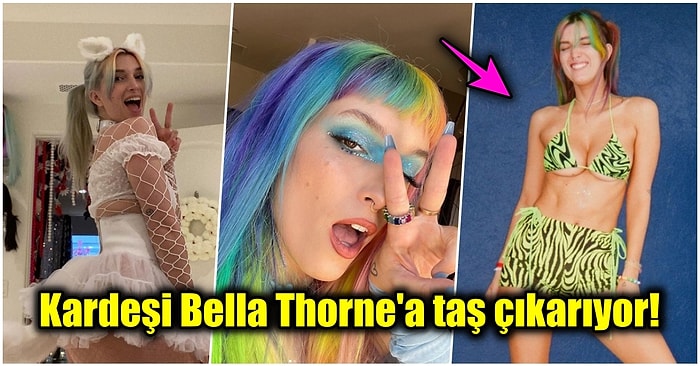 Kendine Özgü Renkli Tarzı ve İddialı Pozlarıyla Kardeşi Bella Kadar Olay Olan Dani Thorne Kimdir?