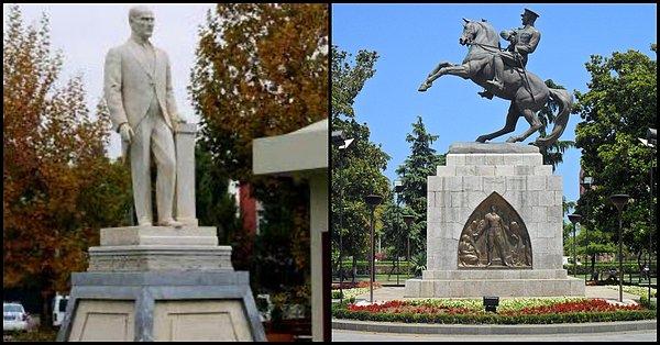 7. Isparta ve Samsun 19 Mayıs Anıtları (Sanatçılar sırasıyla: Yontuç, 1931 ve Krippel, 1932)