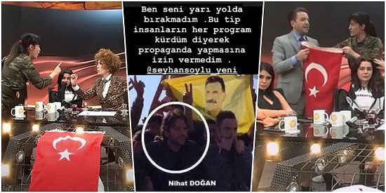Öfkesi Dinmeyen Tuğba Ekinci Nihat Doğan'ın Terör Örgütü Elebaşı Abdullah Öcalan ile Olan Fotoğrafını Paylaştı