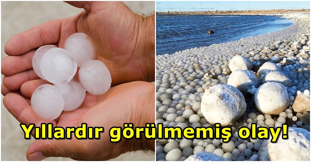 Finlandiya Sahillerinde Nadir Bir Hava Olayı Sonucu Oluşan 'Buz Yumurtaları'