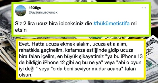 'Siz 2 Lira Ucuz Bira İçeceksiniz Diye Hükûmet İstifa mı Etsin' Diyen Adama Gelen Aşırı Haklı Yorumlar