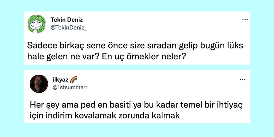 Hayat Standardımızın Dibe Vurduğunu Gösteren Birkaç Yıl Önce Sıradan Olup Şimdi Lüks Hale Gelen Ürünler