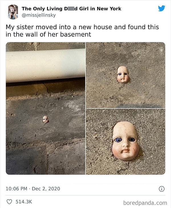 7. Сюрпризик в стене нового дома