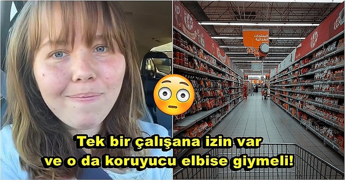 Bu Zenginliğin Kaçıncı Seviyesi? Mikroplardan Korunmak İçin Market Kiralayıp Tek Başına Alışveriş Yapan Kadın