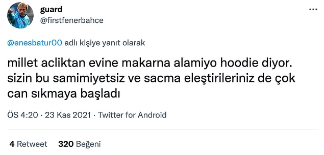 Samimiyetsiz bulanlar oldu.