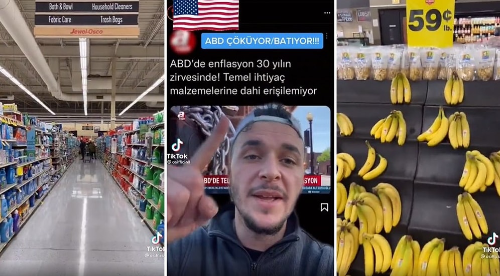 ABD'de Yaşayan Türk Genç, A Haber'in 'ABD'de Temel İhtiyaç Malzemelerine Dahi Erişilemiyor' Haberini Çürüttü