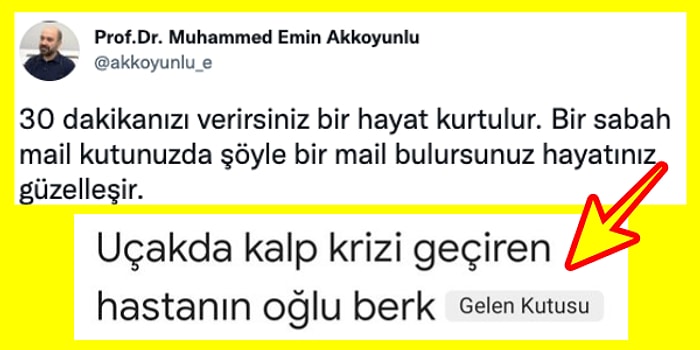 Uçakta Kalp Krizi Geçiren Babasının Hayatını Kurtaran Doktora Attığı Mail ile Hepimizi Duygulandıran Genç