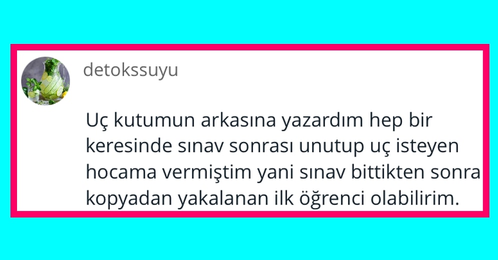Kopya Çekerken Yakalandıkları Anı Paylaşan Kişilerin Başına Gelenleri Okuyunca Gülmeden Duramayacaksınız